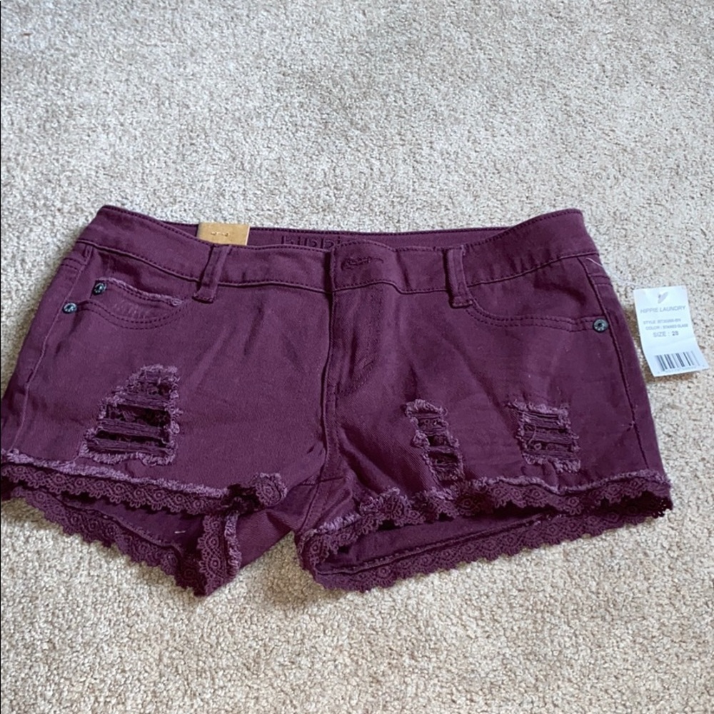 regular rise shorts